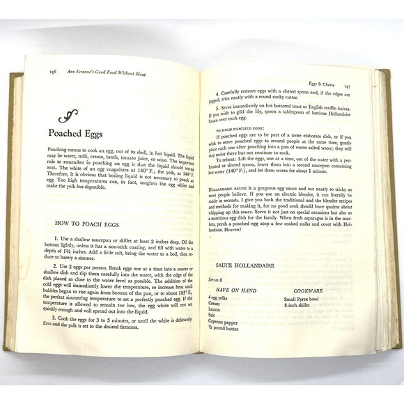Ann Seranne Good Food Without Meat Cookbook Vegetarian Cooking 1973 - Picture 2 of 6